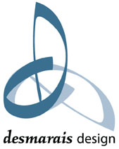 This is an image of the desmarais design logo.